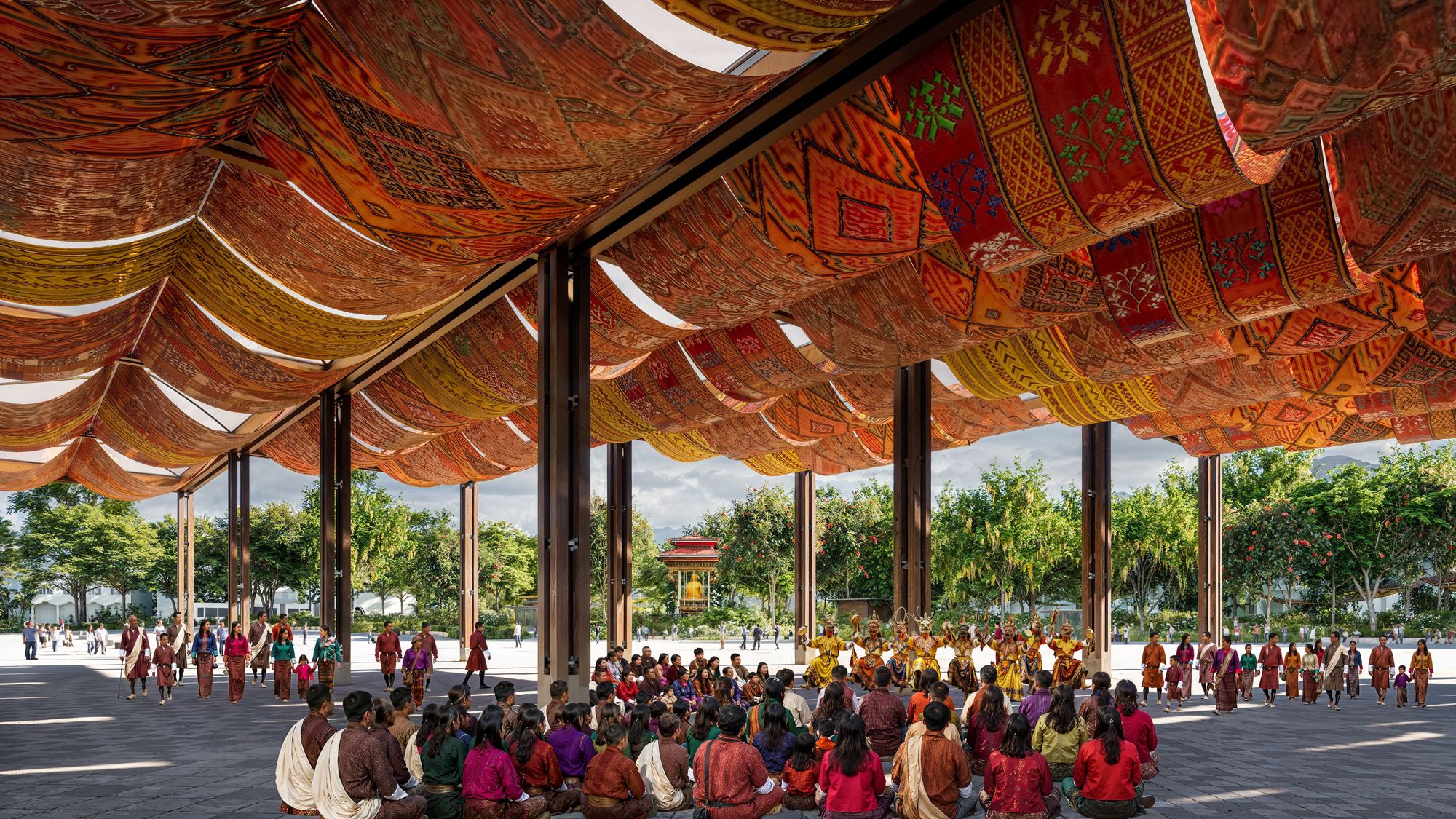 The Ceremonial Plaza, artist's impression