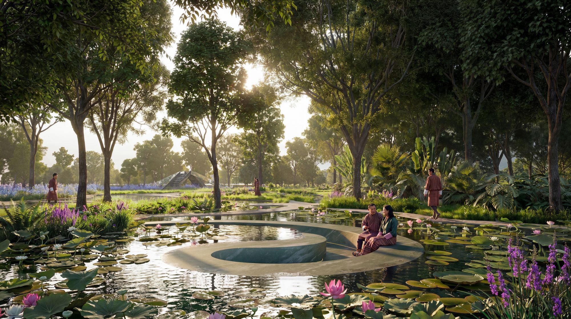 The Lotus Garden, artist's impression